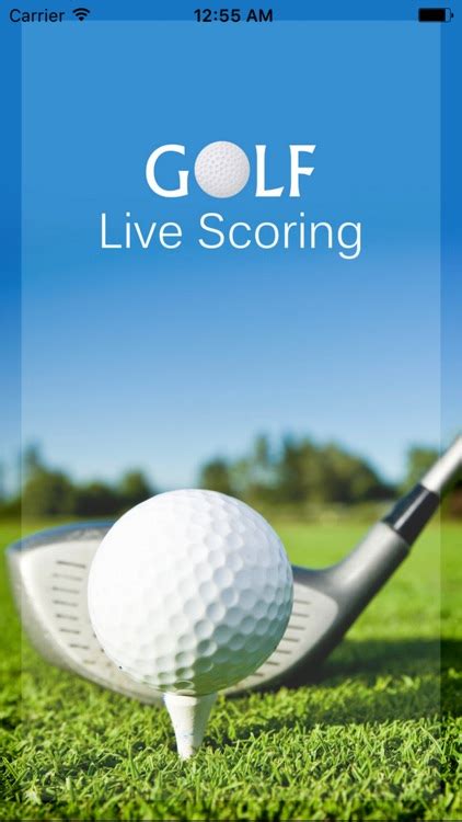 live scoring golf.